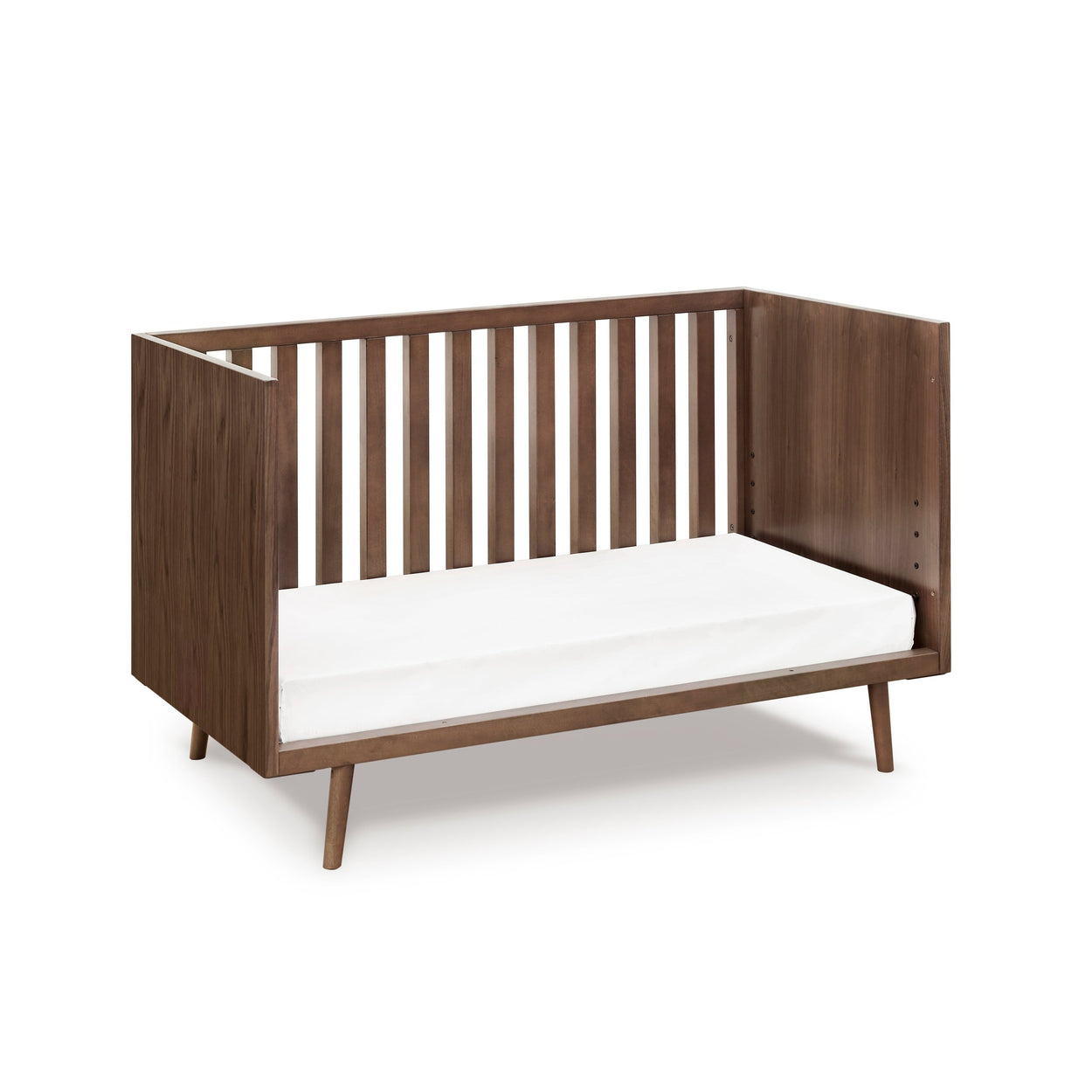 Nifty Timber Cot in Walnut