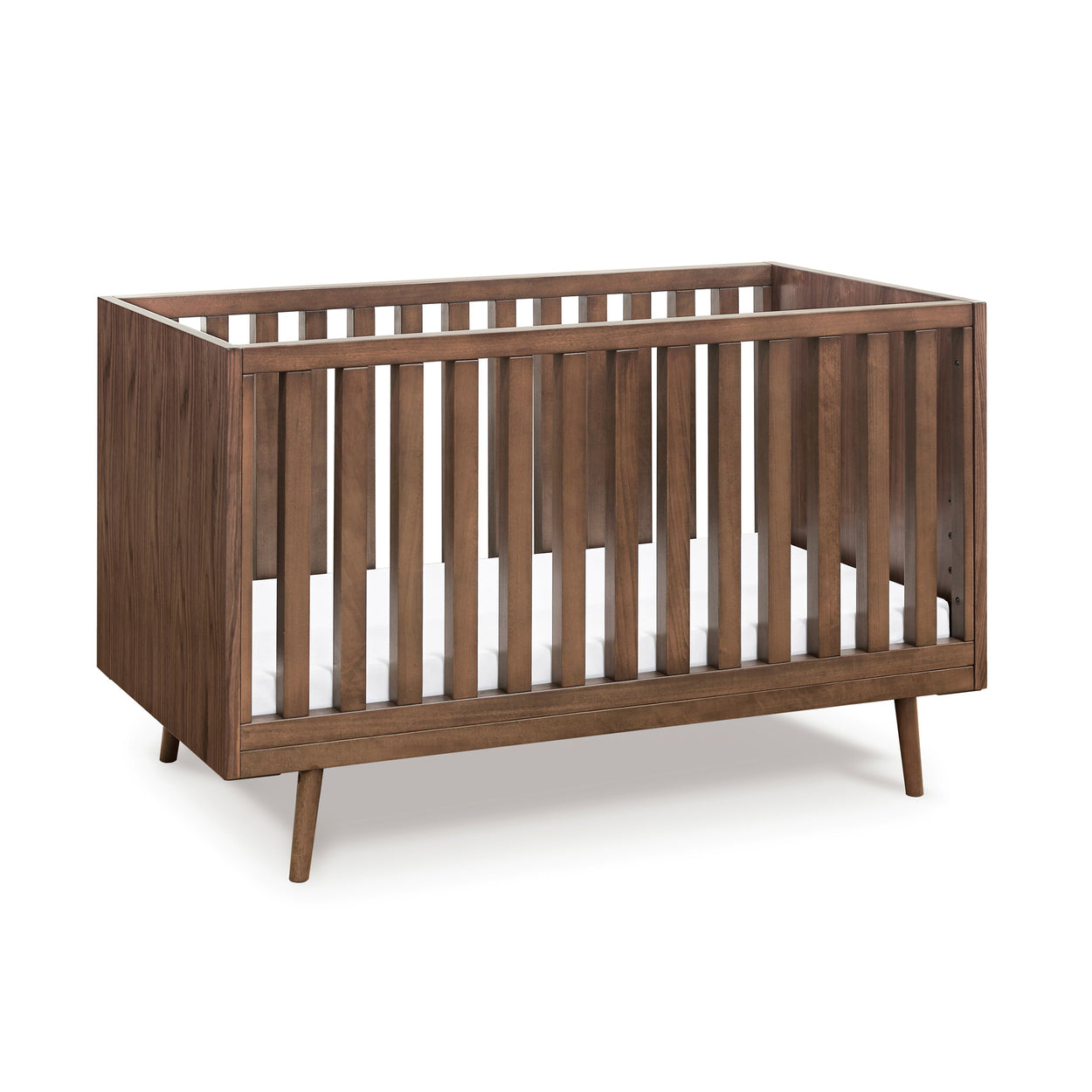 Nifty Timber Cot in Walnut