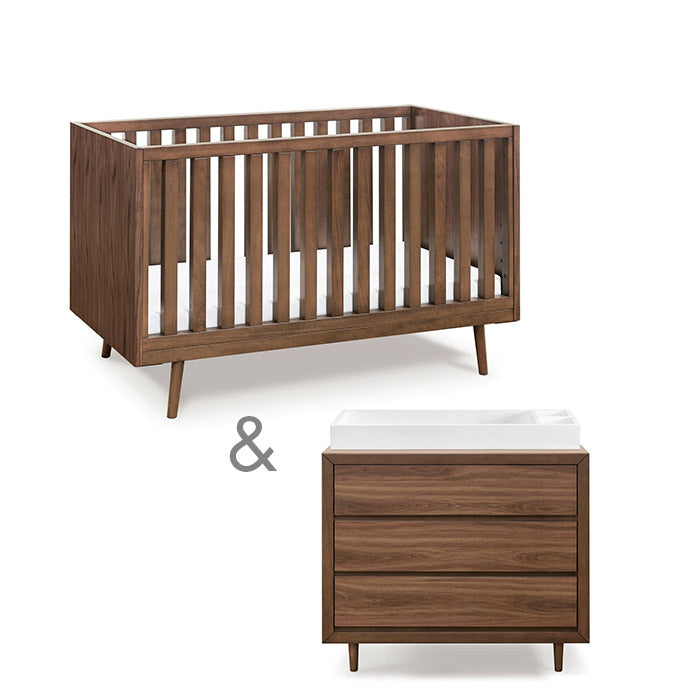 Nifty Timber Nursery Package in Walnut